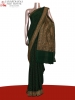 Pure Handloom Zari Butta Banarasi Crepe Silk Saree